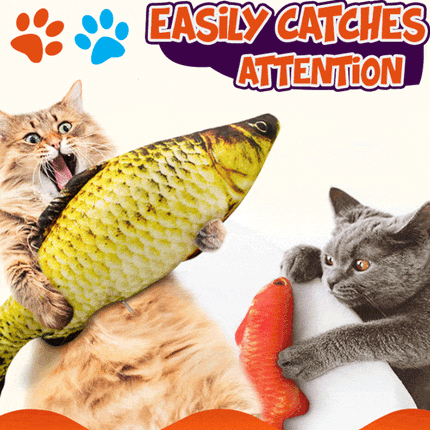 Catnip Toys for Cats, Fish Cat Plush Toy, Cat Kicker Toy, Interactive Cat Toys, Kitten Toys
