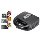 6-in-1 Waffle Maker and Sandwich Maker with Non-Stick Plates | Versatile Cooking for Quick Breakfasts and Snacks