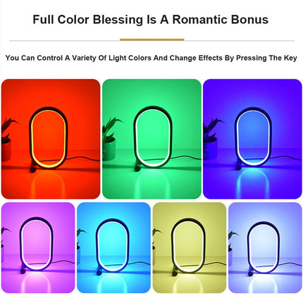 USB Plug-In Iron Lamp with Touch Control | Modern Minimalist Design for Energy-Efficient Home Lighting