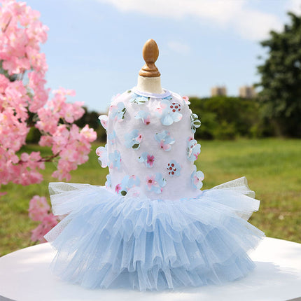 Princess Style Cotton Dog Skirt with Comfortable Fit | Stylish Pet Clothing for All Breeds