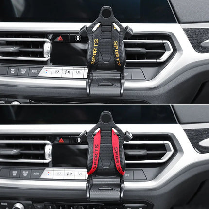 Car Phone Holder with 360° Rotation and Silent Design | Secure Air Vent Mount for Worry-Free Driving