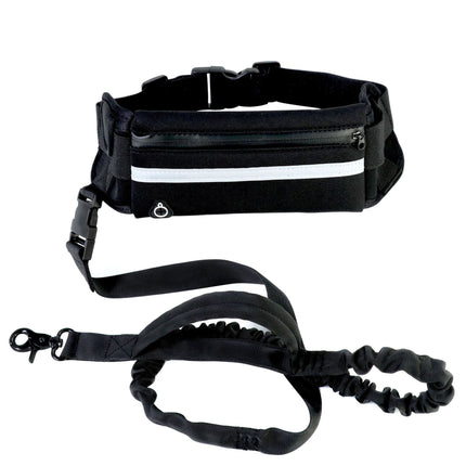 Hands-Free Dog Leash & Training Belt with Adjustable Bungee | Secure Control for Active Walks and Runs