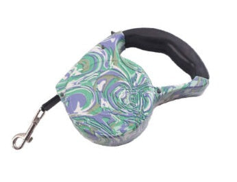 Automatic Retractable Dog Leash with 5m Length | Lightweight Plastic with Fun Patterns for Safe Exploration