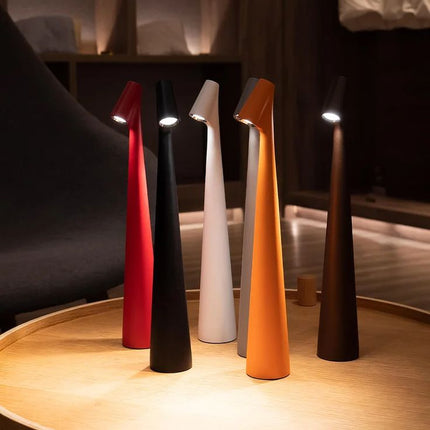 Cordless Table Lamps, Rechargeable LED Desk Lamp, Touch Lamp with 3 Step Dimming, Aluminum Reading Light