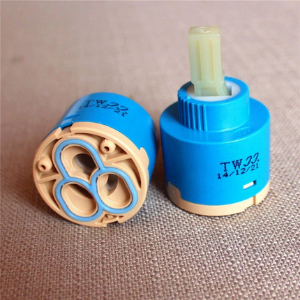 Ceramic Disc Faucet Valve Cartridge with Flat Base for Leaky Kitchen and Bathroom Taps – image 7