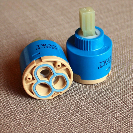 Ceramic Disc Faucet Valve Cartridge with Flat Base for Leaky Kitchen and Bathroom Taps – image 9