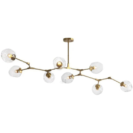Sputnik Chandelier with Glass Bubbles, Mid Century Modern Ceiling Light Fixture – image 42
