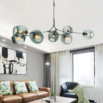 Sputnik Chandelier with Glass Bubbles, Dining Room Chandelier – image 5