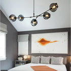 Sputnik Chandelier with Glass Bubbles, Mid Century Modern Ceiling Light Fixture – image 21