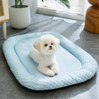 Cooling Dog Bed for Small and Medium Dogs, Washable Dog Bed with Removable Cover, Non Slip Cooling Pet Bed