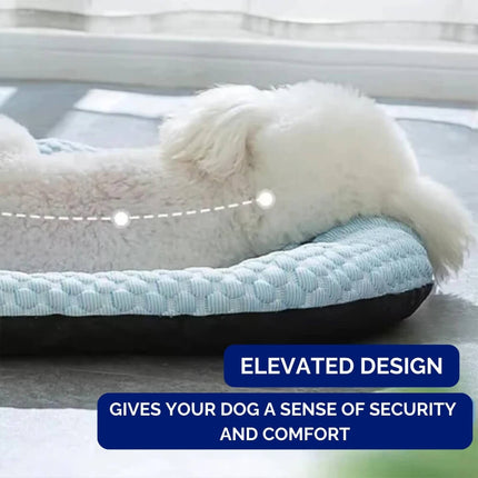 Cooling Dog Bed for Small and Medium Dogs, Washable Dog Bed with Removable Cover – image 4