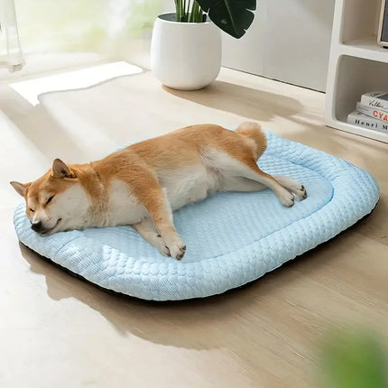 Cooling Dog Bed for Small and Medium Dogs, Non Slip Cooling Pet Bed