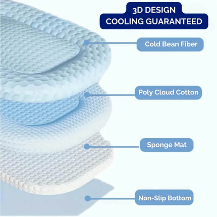 Cooling Dog Bed for Small and Medium Dogs, Washable Dog Bed with Removable Cover