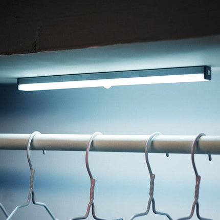 LED Sensor Light Bar with Cold/Warm Light & Micro USB Charging | Energy-Efficient Motion-Activated Lighting for Home and Office