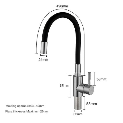 Kitchen Faucets, Single Handle Kitchen Faucet – image 5