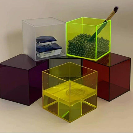 Acrylic Display Storage Box, Clear Acrylic Box for Accessories