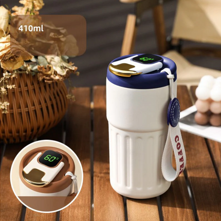 Insulated Coffee Travel Mug with Leak Proof Lid, Stainless Steel Thermos Cup – image 6