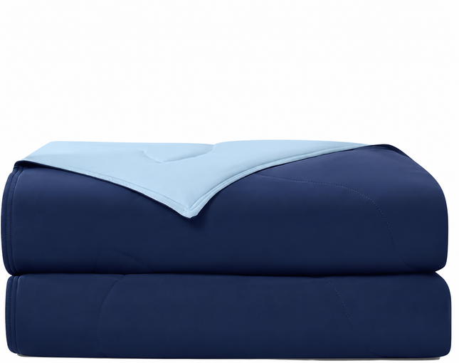 Cozy Nights | Washable Cooling Comforter Queen Size with Reversible Design | Lightweight Bedding for Hot Sleepers
