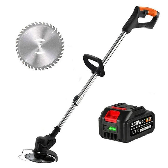 Lightweight Battery Weed Trimmer with Blades, Electric Weed Eater