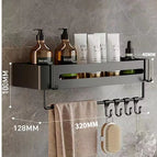 Black towel pole R