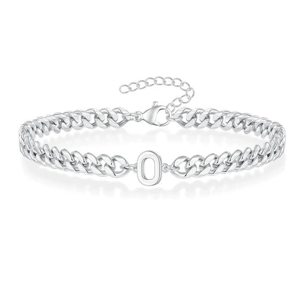 Cuban Link Bracelet with Initial, Waterproof Jewelry – image 19