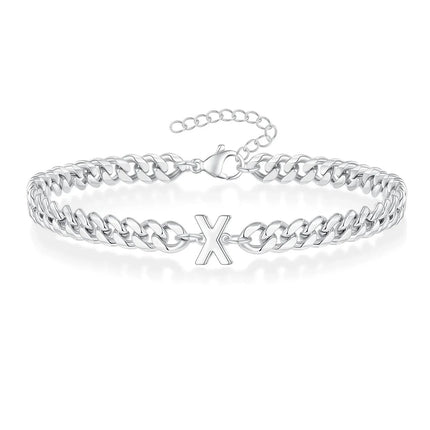 Cuban Link Bracelet with Initial – image 28