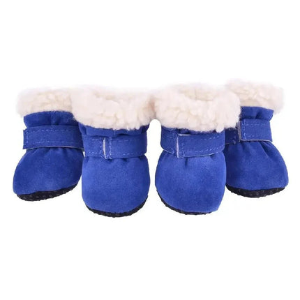 Dog Shoes for Winter, Waterproof Dog Boots with Non Slip Sole – image 8