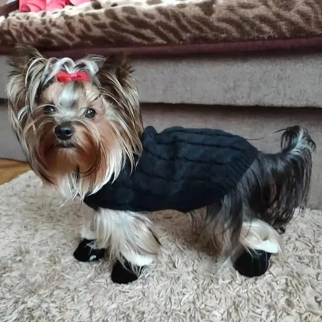 Dog Shoes for Winter, Waterproof Dog Boots with Non Slip Sole, Insulated Dog Booties for Snow and Cold Weather_01