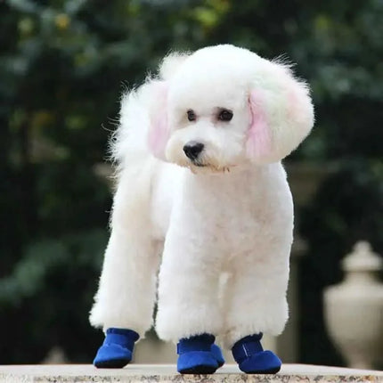 Dog Shoes for Winter, Waterproof Dog Boots with Non Slip Sole, Insulated Dog Booties for Snow and Cold Weather