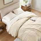 Satin Trim, Cream / Twin