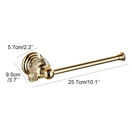 Crystal Toilet Paper Holder Wall Mounted, Toilet Roll Holder – image 5
