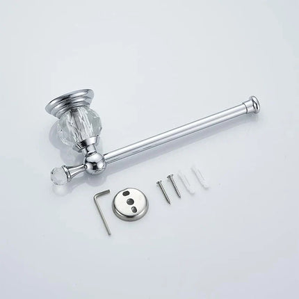 Crystal Toilet Paper Holder Wall Mounted, Toilet Roll Holder – image 8