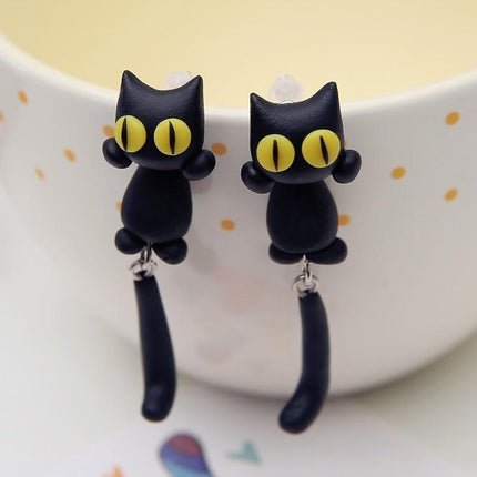 Hypoallergenic Earrings for Women, Cute Cat Paw Earrings