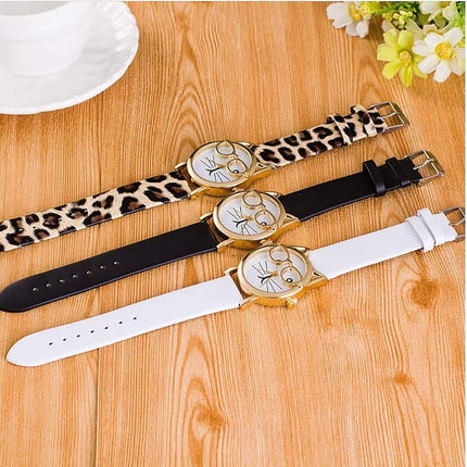 Cartoon Watch with Cute Cat Dial – image 4