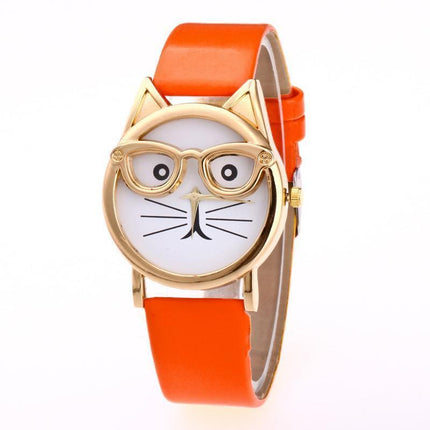 Cartoon Watch with Cute Cat Dial, Kids Watch and Analog Watch for Adults – image 6