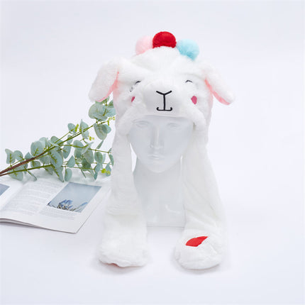 Cute Hat with Moving Ears - BunnyBounce Hat-Alpaca-Nora Luxe