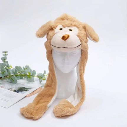Christmas Hat with Moving Ears, Cute Winter Hat with Bunny or Cat Design – image 37