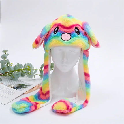Christmas Hat with Moving Ears, Funny Hat for Kids and Adults – image 4