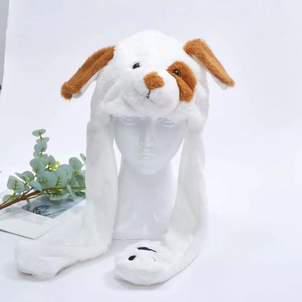 Christmas Hat with Moving Ears, Cute Winter Hat with Bunny or Cat Design – image 19