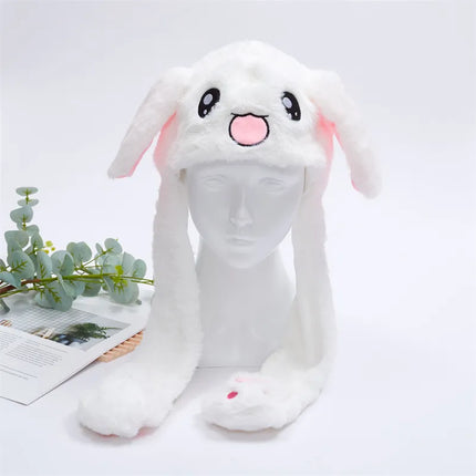 Christmas Hat with Moving Ears, Cute Winter Hat with Bunny or Cat Design – image 5