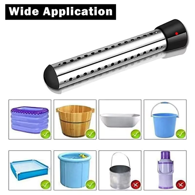 Vepine Floating Pool Heater | Electric Pool Heater with 3000W Quick Heating | Portable Design for Year-Round Comfort