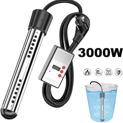 Vepine Floating Pool Heater | Electric Pool Heater with 3000W Quick Heating | Portable Design for Year-Round Comfort