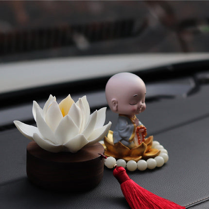 Aromatherapy Car Perfume Accessory with Black Walnut Design | Elegant Scents for Stress Relief and Relaxation