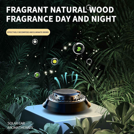 Solar Car Essential Oil Diffuser with Rotating Design | Eco-Friendly Fragrance Delivery for Odor Elimination