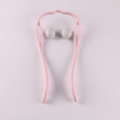 Six-Wheel Neck Massager Roller Tool with Dual Soft Balls | Dynamic Massage for Neck Relief and Relaxation