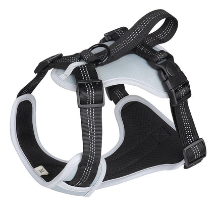 Explosion-Proof Big Dog Harness with Handheld Leash | Durable Oxford Cloth for Safety and Comfort
