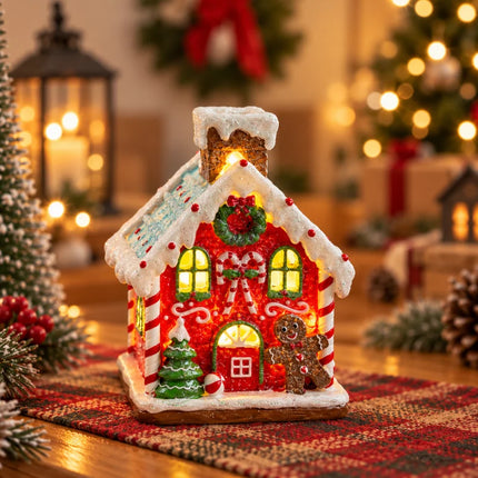 Christmas Village Set with Lights and Music, Moving Christmas Train – image 14