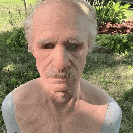 Realistic Halloween Masks, Halloween Costume Mask for Adults with Moving Mouth – image 6