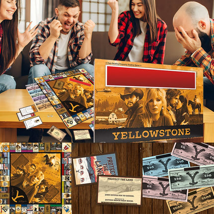 Yellowstone Board Game, Strategy Board Games for Family Game Night, Yellowstone Gifts