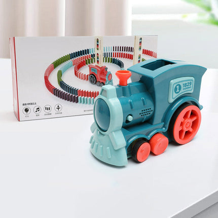 Automatic Domino Train Toy with Interactive Steering | Fun Learning Tool for Kids' Coordination and Creativity
